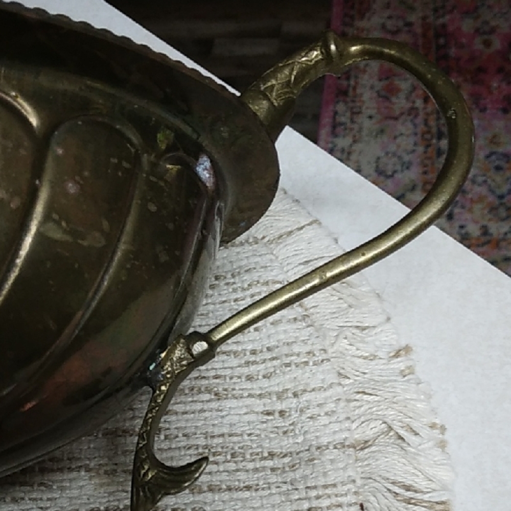 Vintage Brass Decorative Bowl - Picture 8 of 10
